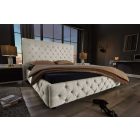 Design ágy Laney 180 x 200 cm bézs szövet