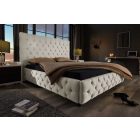 Design ágy Laney 180 x 200 cm bézs szövet