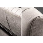 Szánkótalpas szék Boss II kéztámlával szürkésbarna taupe