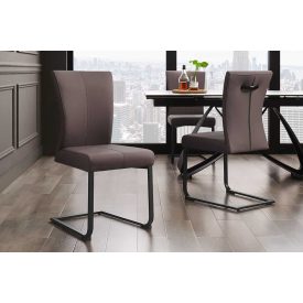 Szánkótalpas szék Bull II szürkésbarna taupe