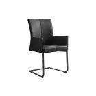 Szánkótalpas szék Bull II kéztámlával szürkésbarna taupe