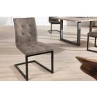  Étkezőszék vintage English szürkésbarna taupe