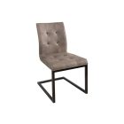  Étkezőszék vintage English szürkésbarna taupe