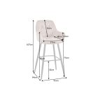 Design bárszék Garold pezsgő bársony