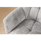 Design forgószék Vallerina szürke buklé