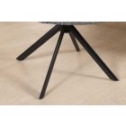 Design forgószék Vallerina szürke buklé