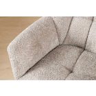 Design forgószék Vallerina bézs buklé