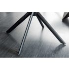 Design forgószék Vallerina cognac barna bőr