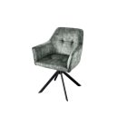 Design forgószék Galileo antik zöld bársony