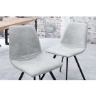 Stílusos szék Holland Retro világosszürke