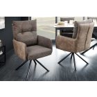 Design forgószék Maddison II szürkésbarna taupe