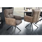 Design forgószék Maddison II szürkésbarna taupe