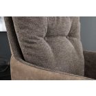 Design forgószék Maddison II szürkésbarna taupe