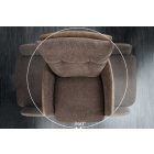 Design forgószék Maddison II szürkésbarna taupe