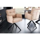 Design forgószék Maddison II pezsgő bézs