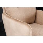 Design forgószék Maddison II pezsgő bézs