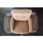 Design forgószék Maddison II pezsgő bézs