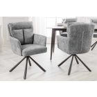 Design forgószék Maddison IV világosszürke