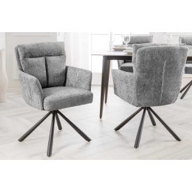 Design forgószék Maddison IV világosszürke