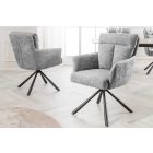 Design forgószék Maddison IV világosszürke