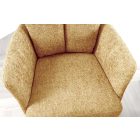 Design forgószék Maddison IV mustársárga