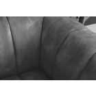 Design fotel Nikolai szürke bársony