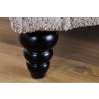 Stílusos ágyazható kanapé Scarlet II 220 cm szürkés bézs bouclé