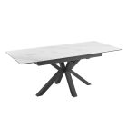 Desing széthúzható étkezőasztal Age 160-200 cm fehér márvány