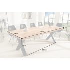 Étkezőasztal Thunder X 240 cm natúr mangó