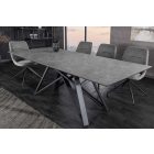 Étkezőasztal Callen 160-200 cm grafit márvány kerámia