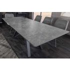 Étkezőasztal Callen 160-200 cm grafit márvány kerámia