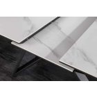 Étkezőasztal Callen 160-200 cm fehér márvány kerámia