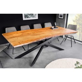   Design étkezőasztal Massive III 200 cm - asztallap 35mm - akác