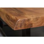 Design étkezőasztal Massive IV Honey 200 cm - asztallap 60mm - akác