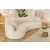 Design kanapé Velora 230 cm 3 személyes bézs bouclé 