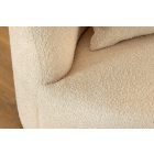 Design kanapé Velora 230 cm 3 személyes bézs bouclé 