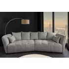 Design kanapé Bellaria 295 cm XL szürke bouclé