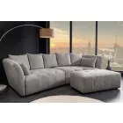 Design kanapé Bellaria 295 cm XL szürke bouclé