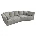 Design kanapé Bellaria 295 cm XL szürke bouclé