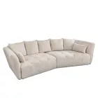 Design kanapé Bellaria 295 cm XL bézs bouclé