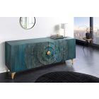 Design komód Venetia 177 cm türkiz-arany