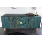 Design komód Venetia 177 cm türkiz-arany