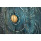 Design komód Venetia 177 cm türkiz-arany