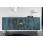Design komód Venetia 177 cm türkiz-arany