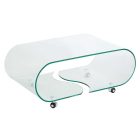 Dohányzóasztal Phantom 90 cm kerekes