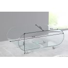 Dohányzóasztal Phantom 90 cm kerekes