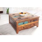 Stílusos dohányzóasztal Jacktar 70 cm újrahasznosított fa