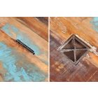 Stílusos dohányzóasztal Jacktar 70 cm újrahasznosított fa