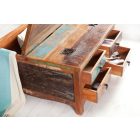 Stílusos dohányzóasztal Jacktar 70 cm újrahasznosított fa