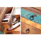 Stílusos dohányzóasztal Jacktar 70 cm újrahasznosított fa